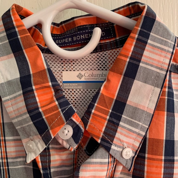 Columbia Omni shade button down short sleeve shirt - Picture 3 of 5